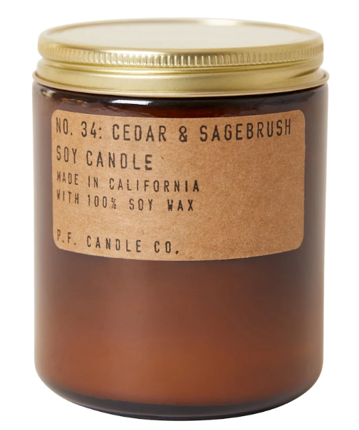 PF Candle Co. - 7.2 oz Soy Candle - Cedar & Sagebrush