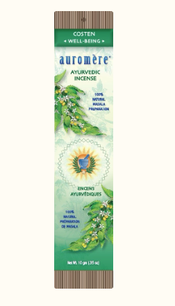 Auromere - Ayurvedic Incense - Costen (Well Being)