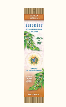 Auromere - Flowers & Spice Incense - Vanilla (Soothing)
