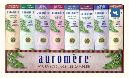 Auromere Ayurvedic - 8 Scent Sampler