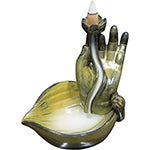 Backflow Cone Incense Burner - Mudra Hand