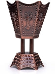 Bakhoor Resin Electric Incense Burner Hexagon Oasis Copper