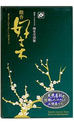Baieido Bikou Kobunboku Incense Sticks (Flat 90 Gram Box) Spring Plum