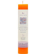 Crystal Journey Herbal Magic Pillar Candle - Joy