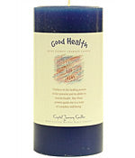 Crystal Journey Herbal Magic Pillar Candle 3X6 - Good Health
