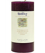 Crystal Journey Herbal Magic Pillar Candle 3X6 - Healing