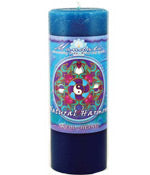 Crystal Journey Mandala Pillar Candle - Well Being - Natural Harmony