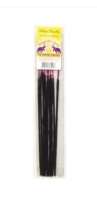 Incense From India (Primo) Golden Vanilla Incense Sticks