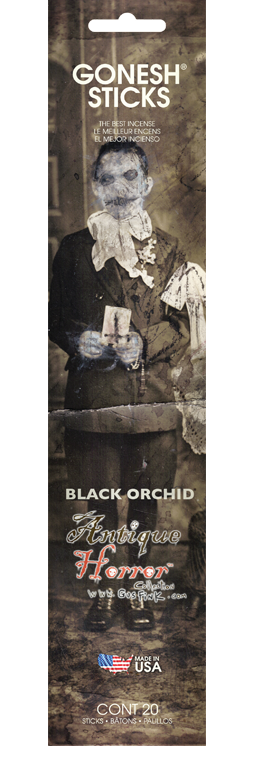 Gonesh Antique Horror Black Orchid Incense Sticks
