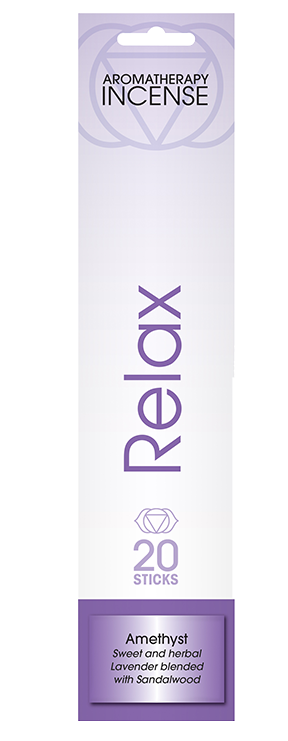 Gonesh Aromatherapy Incense Sticks - Amethyst (Relax)
