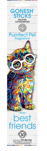 Gonesh Best Friends Incense - Purrrfect Pet - Molly - 30 Stick Pack