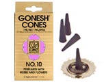 Gonesh Cone Incense - No. 10 Incense Cones