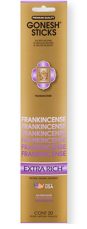 Gonesh Extra Rich Incense Sticks - Frankincense