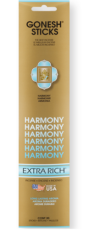 Gonesh Extra Rich Incense Sticks - Harmony
