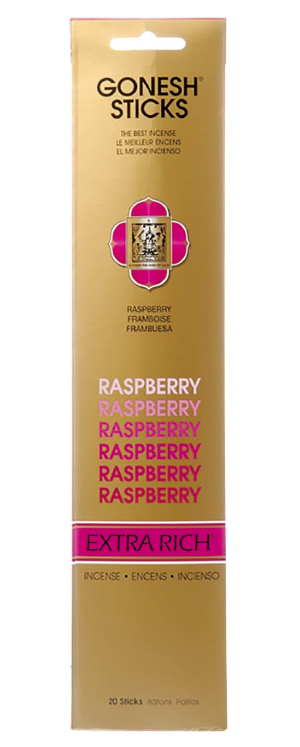 Gonesh Extra Rich Incense Sticks - Raspberry