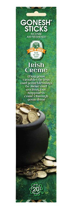 Gonesh Holiday Traditions Incense Sticks - Irish Creme Pot O' Gold