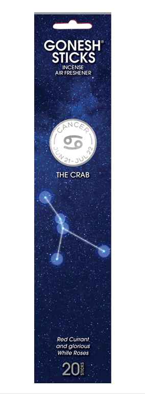 Gonesh Zodiac Incense Sticks - Cancer