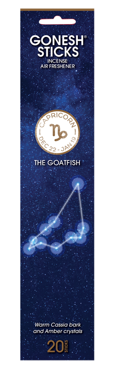 Gonesh Zodiac Incense Sticks - Capricorn