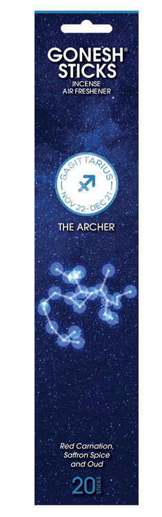 Gonesh Zodiac Incense Sticks - Sagittarius