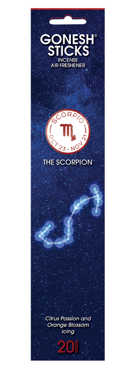 Gonesh Zodiac Incense Sticks - Scorpio