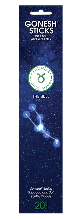 Gonesh Zodiac Incense Sticks - Taurus