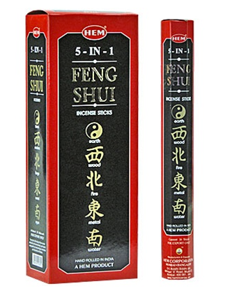 Hem Incense Sticks 5 in 1 Feng Shui 20gr (5 Scents/pack)