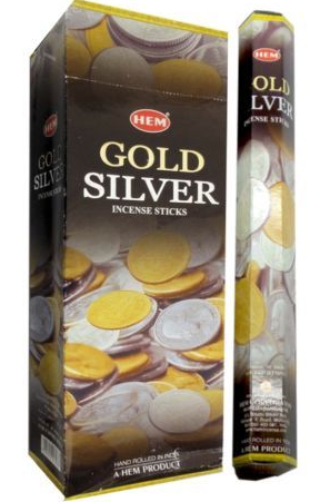 Hem Incense Sticks Gold Silver 20gr