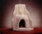 Incienso de Santa Fe - Brown/Tan Southwest Fireplace Incense burner w/Pinion Incense