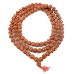 Mala Prayer Beads - Rudraksha Seeds