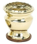 Metal Burner - Charcoal Burner - Brass Screen Charcoal Burner (3'')