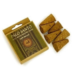 Prabhuji's Gifts Incense - Palo Santo and Copal Incense Cones - Love & Purity - 6 Cones