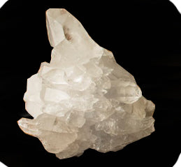 Quartz Crystal Cluster Raw (3"-3.75")