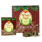 Sandesh (SAC) Cone Incense - White Sage