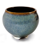 Shoyeido Ceramic Hand thrown Incense Bowl - Hazel