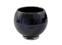 Shoyeido Ceramic Hand thrown Incense Bowl - Obsidian