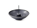 Shoyeido Ceramic 4.5" Round Incense Burner - Iron Crystal