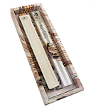 Shoyeido Overtones Palo Santo Incense & Ceramic Holder Gift Set