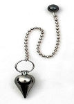Silver Pendulum W/ Hematite Bead Top