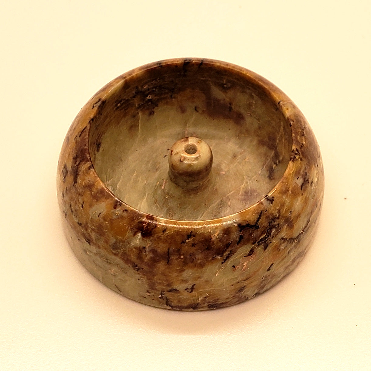 Soapstone Round Burner - 2" Dome