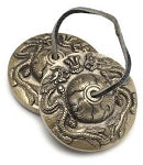 Solid Brass Ting-sha - Embossed Dragon