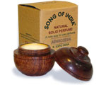 Song of India Solid Perfume in Rosewood Jar - Aphrodesia