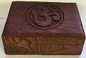 Wooden Box - Carved Pentacle
