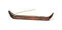 Wooden Canoe Incense Burner Ash Catcher Mango Wood 14"