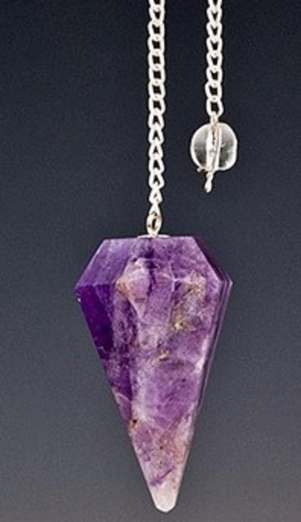 Amethyst 6 Faceted Pendulum