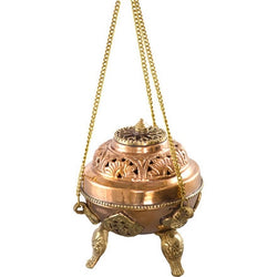 Antiqued Hanging Incense Burner
