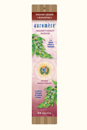 Auromere - Aromatherapy Incense - Indian Cedar (Elevating)