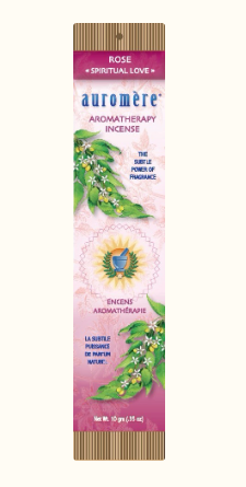 Auromere - Aromatherapy Incense - Rose (Spiritual Love)