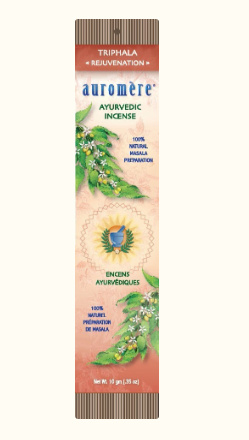 Auromere - Ayurvedic Incense - Triphala (Rejuvenation)