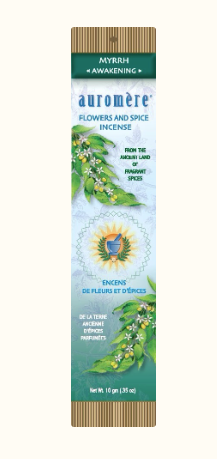 Auromere - Flowers & Spice Incense - Myrhh (Awakening)
