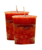 Black Cherry Crystal Journey Traditional Votive Candles [ 2 ]
